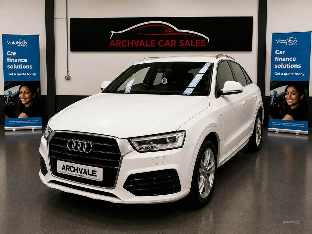 Audi Q3 2.0 Tdi S Line DU65EWZ White #5