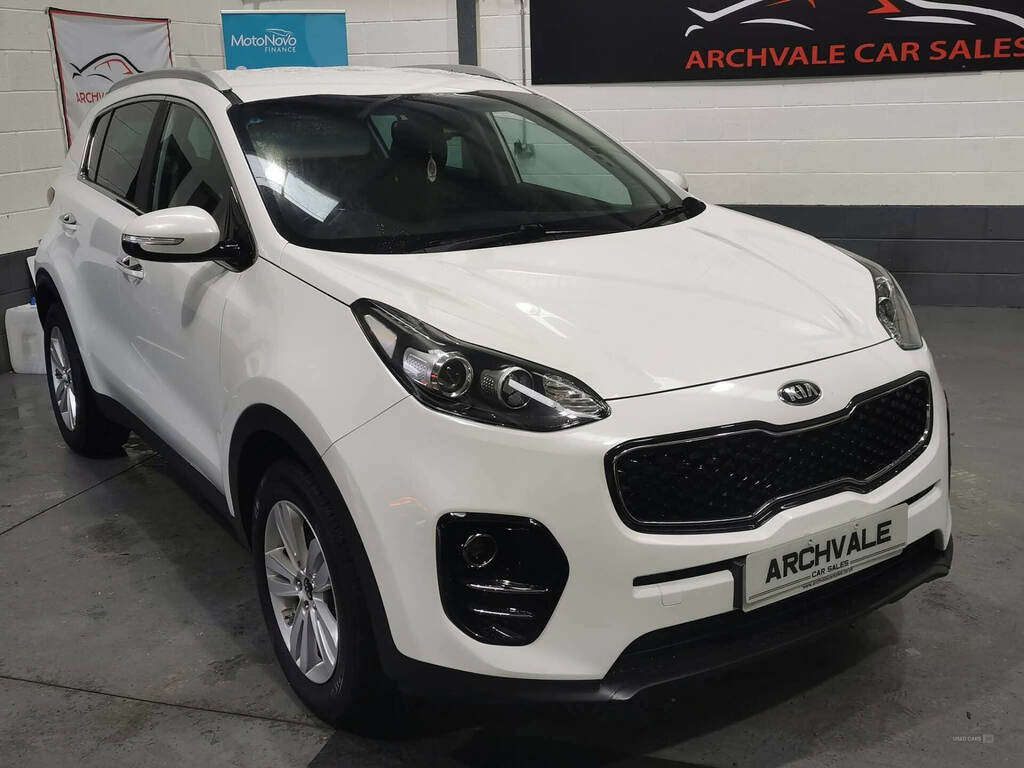 Kia Sportage 1.7 Crdi Isg 2 LD66WYZ White #2