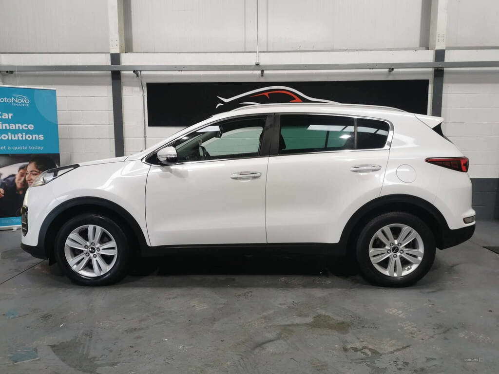 Kia Sportage 1.7 Crdi Isg 2 LD66WYZ White #6