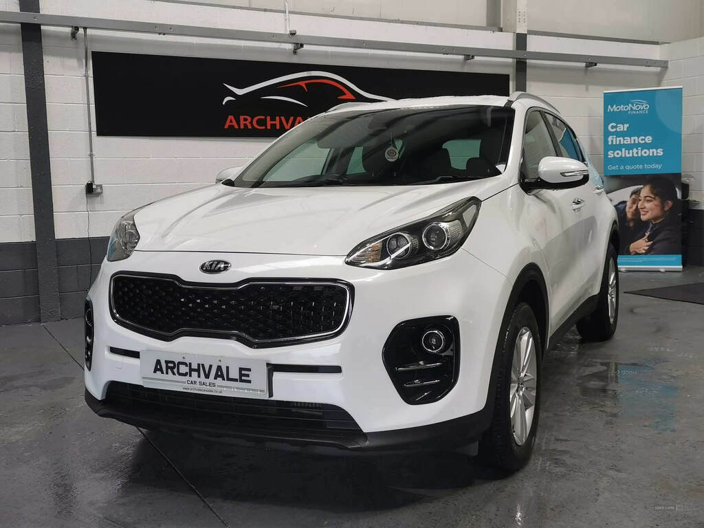 Kia Sportage 1.7 Crdi Isg 2 LD66WYZ White #4