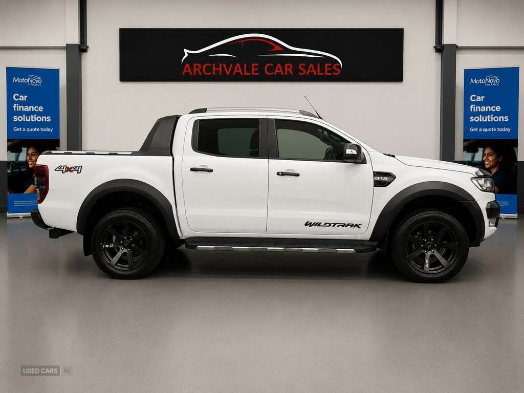 Ford Ranger Pick Up Double Cab Wildtrak 3.2 Tdci 200 RFZ6221 White #4