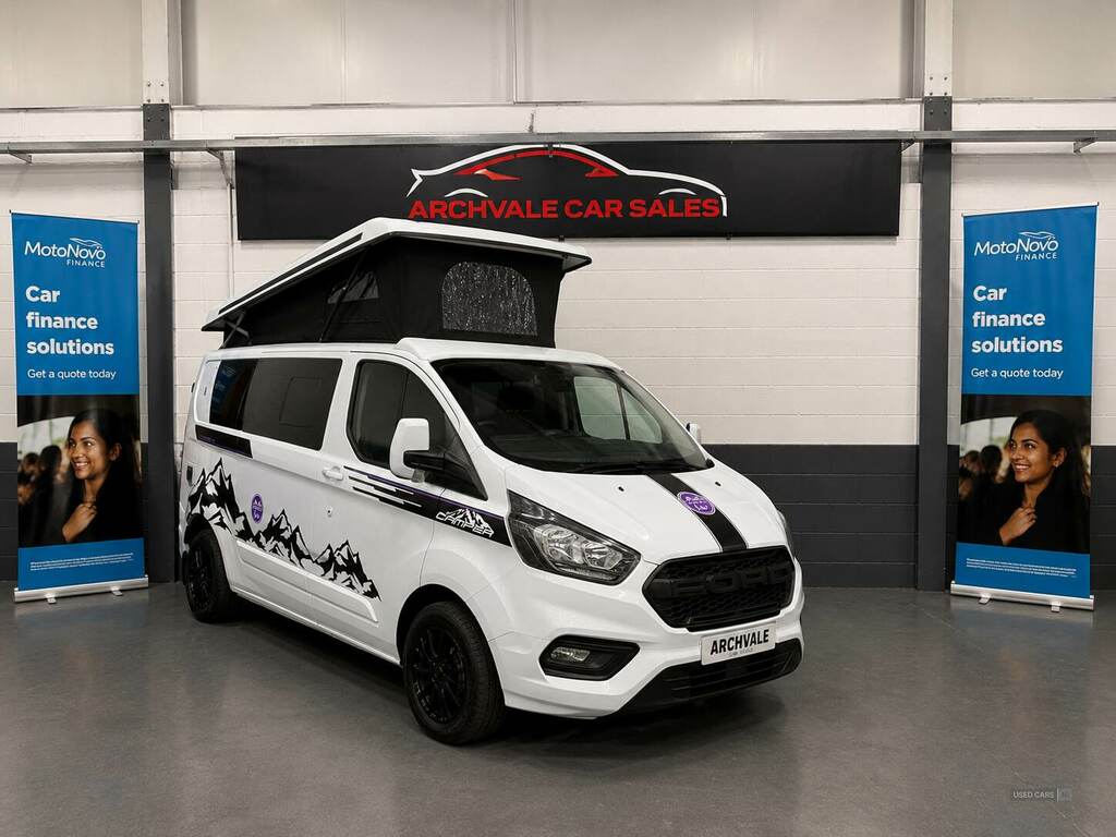 Ford Transit Custom 2.0 Ecoblue 130Ps Low Roof Leader Van HW70JHZ White #2