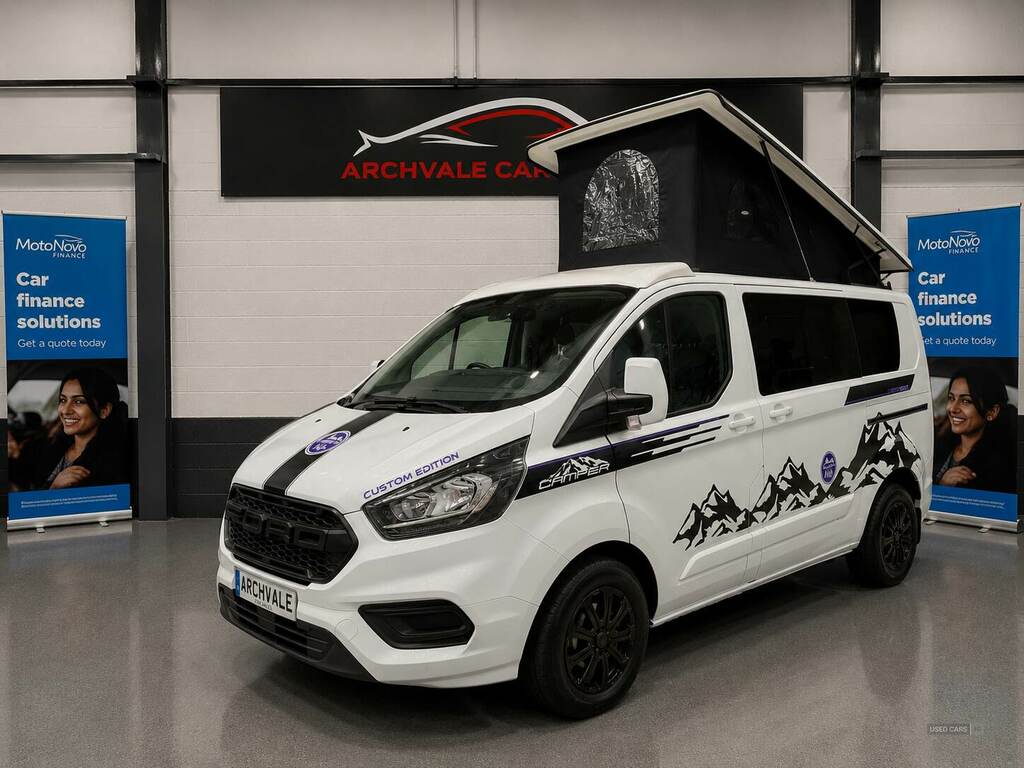Ford Transit Custom 2.0 Ecoblue 130Ps Low Roof Leader Van HW70JHZ White #4