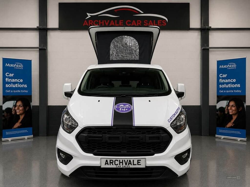 Ford Transit Custom 2.0 Ecoblue 130Ps Low Roof Leader Van HW70JHZ White #3