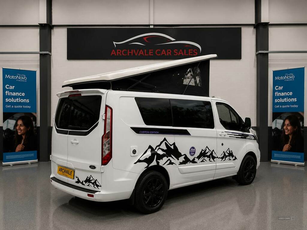 Ford Transit Custom 2.0 Ecoblue 130Ps Low Roof Leader Van HW70JHZ White #5
