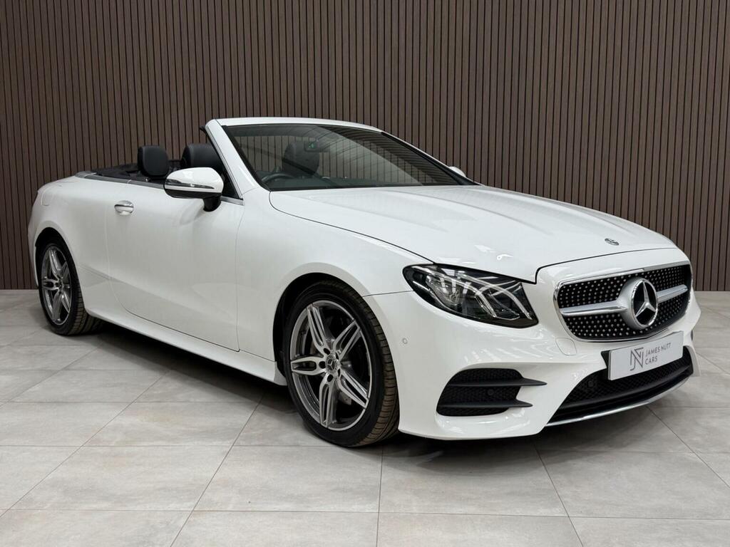Mercedes-Benz E Class Convertible 2.0 E300 Amg Line Premium Cabriolet YF19LXD White #6