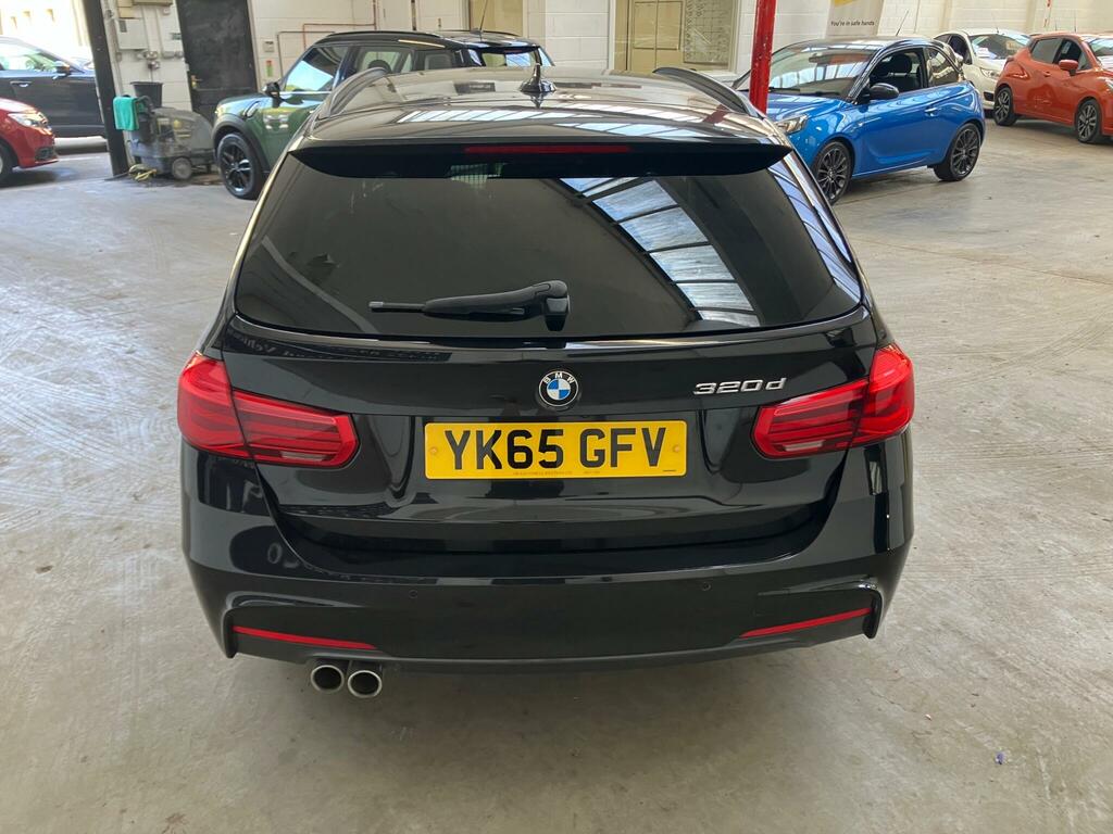 BMW 3 Series 2.0 320D M Sport Touring Euro 6 Ss YK65GFV Black #3