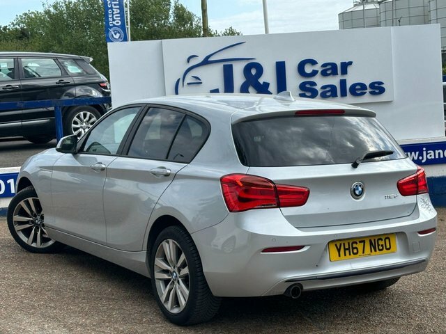 BMW 1 Series 1.5 116D Sport Hatchback Euro 6 YH67NGO Silver #5