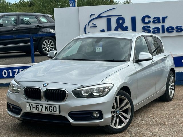 BMW 1 Series 1.5 116D Sport Hatchback Euro 6 YH67NGO Silver #2