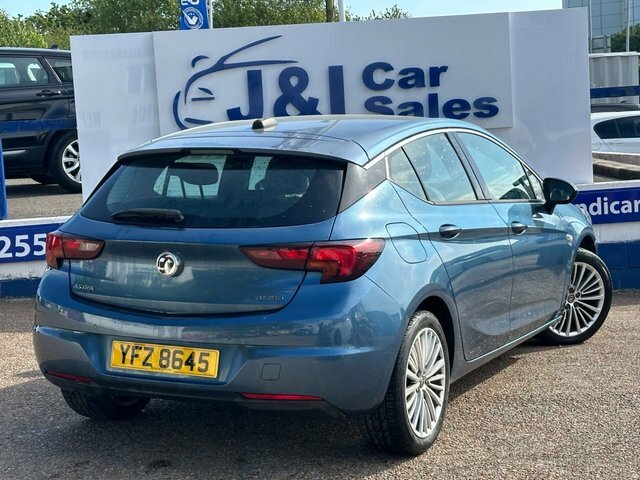 Vauxhall Astra 1.4I Turbo Elite Hatchback Euro YFZ8645 Blue #4