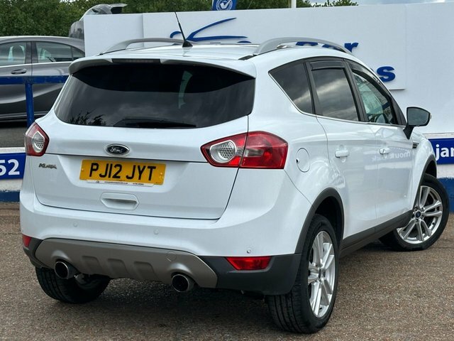 Ford Kuga 2.0 Tdci Titanium X Suv Awd Euro PJ12JYT White #4