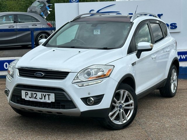Ford Kuga 2.0 Tdci Titanium X Suv Awd Euro PJ12JYT White #2