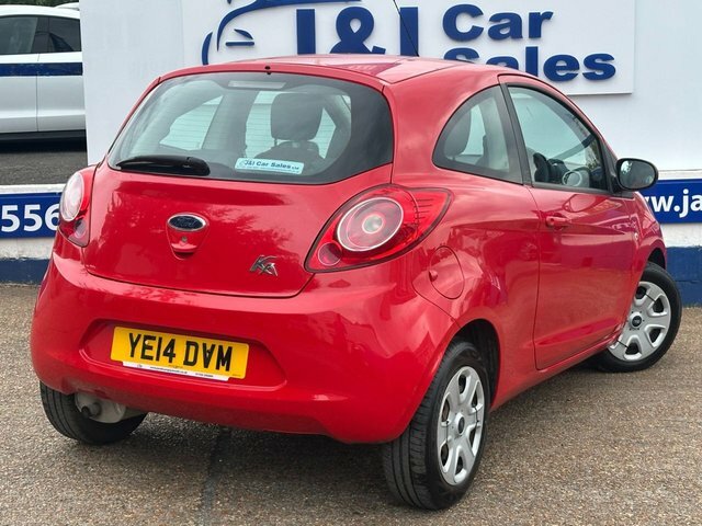 Ford KA 1.2 Edge Hatchback Euro 6 S S YE14DVM Red #4
