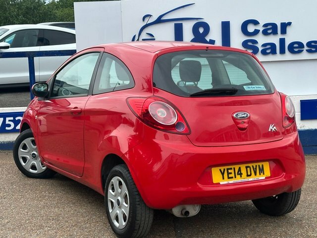 Ford KA 1.2 Edge Hatchback Euro 6 S S YE14DVM Red #5