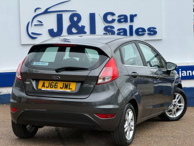Ford Fiesta 1.0T Ecoboost Zetec Hatchback Eu AJ66JWL Grey #5