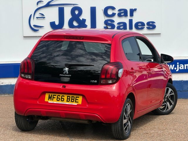 Peugeot 108 1.2 Puretech Allure Hatchback Eu MF66BBE Red #4