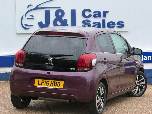 Peugeot 108 1.2 Vti Puretech Allure Hatchback Manua LP15HBD Purple #4