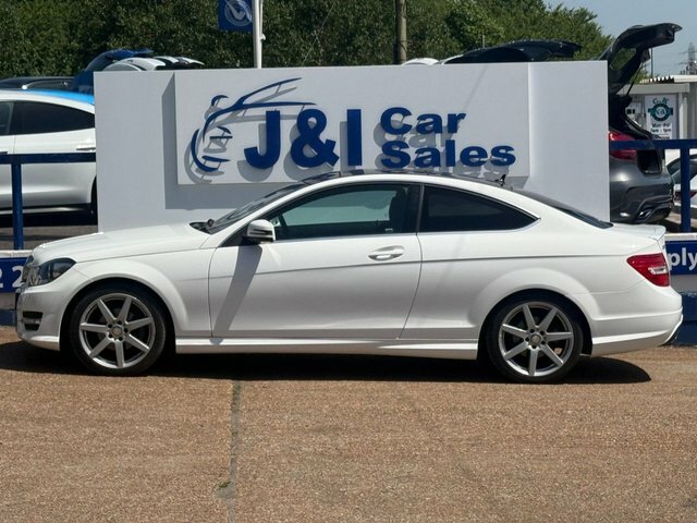 Mercedes-Benz C Class 1.6 C180 Amg Sport Edition Coupe G-tron White #3
