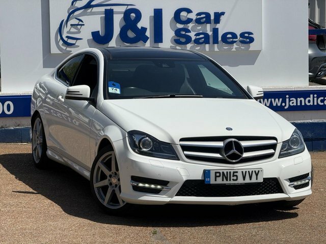 Mercedes-Benz C Class 1.6 C180 Amg Sport Edition Coupe G-tron White