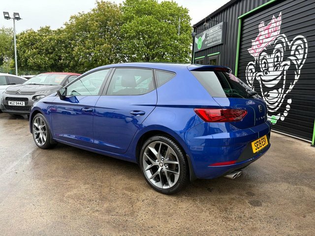 Seat Leon Tdi Fr Hatchback SE19ESV Blue #3