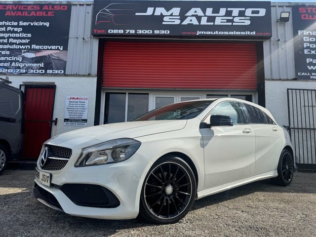 Mercedes-Benz A Class 1.5 A180d Amg Line Hatchback Eur WG66JSV White #2