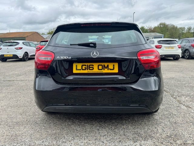Mercedes-Benz A Class 1.5 A180d Se Hatchback 7G-dct Euro 6 S LG16OMJ Black #6