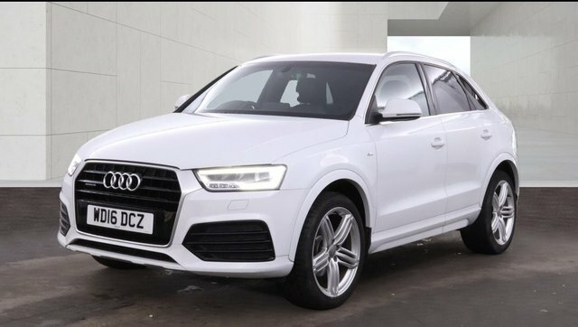 Audi Q3 2.0 Tdi S Line Plus Suv Quattro WD16DCZ White #2