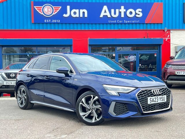 Audi A3 2023 1.0 Tfsi 30 S Line Sportback S Tronic Euro 6 Blue