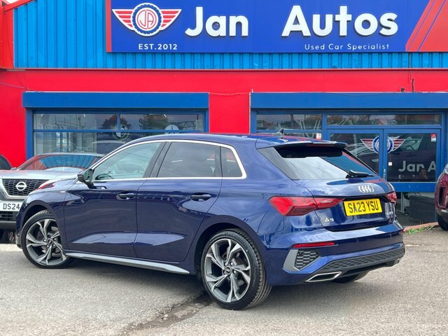 Audi A3 2023 1.0 Tfsi 30 S Line Sportback S Tronic Euro 6 SA23YSU Blue #2