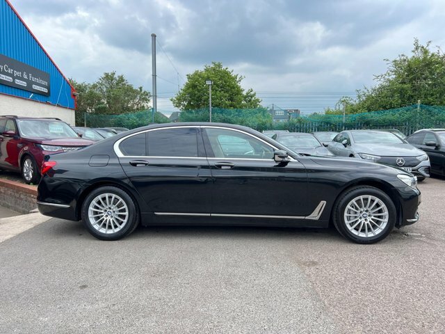 BMW 7 Series 2017 3.0 730D Euro 6 Ss RO67UFA Black #6