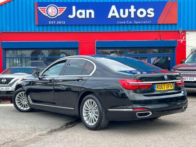 BMW 7 Series 2017 3.0 730D Euro 6 Ss RO67UFA Black #2
