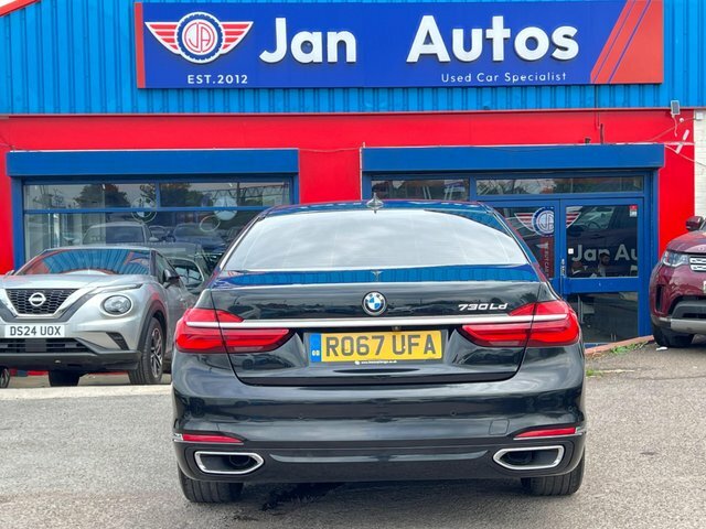 BMW 7 Series 2017 3.0 730D Euro 6 Ss RO67UFA Black #5