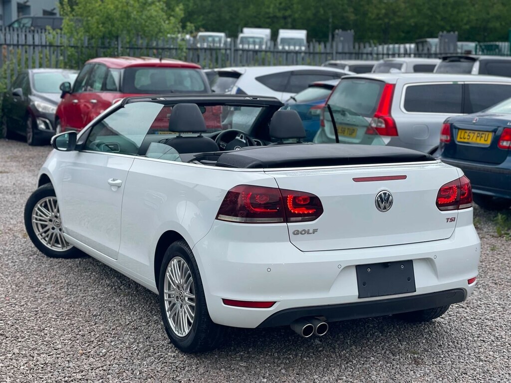 Volkswagen Golf 1.4 Tsi S Cabriolet Dsg JCW80 White #5