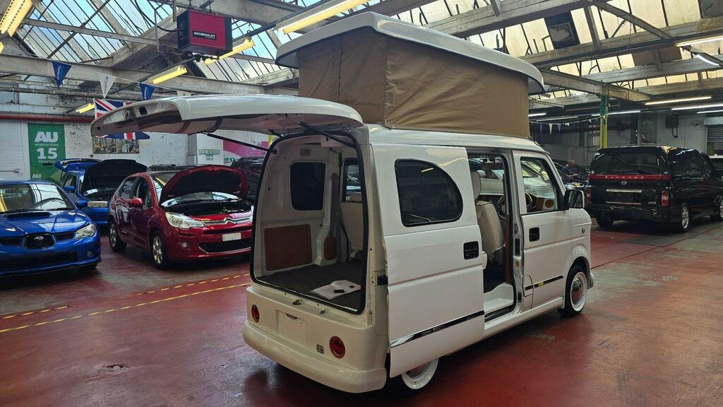 Suzuki Wagon R Mpv Camper Pop Up Roof Chevi Styled 201313 White