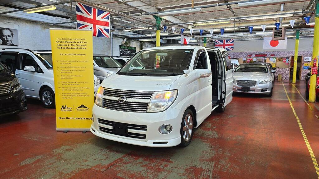 Nissan Elgrand Mpv 2.5 Highway Star Leather Sunroof Top Spc 2010 YK10DTN White #2