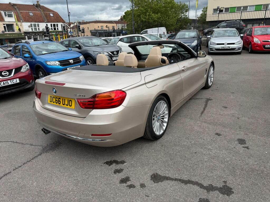 BMW 4 Series Convertible 2.0 430I Luxury Euro 6 Ss DC66UJO Silver #3