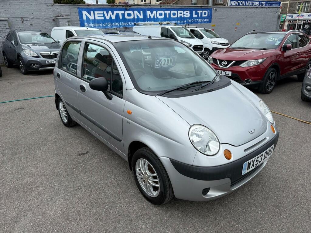 Daewoo Matiz Hatchback 0.8 Xtra 200353 WX53DHO Silver