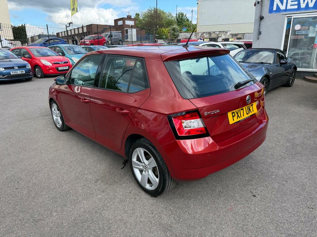 Skoda Fabia Hatchback 1.2 Tsi Se L Dsg Euro 6 Ss 2017 PX17UKT Red #5