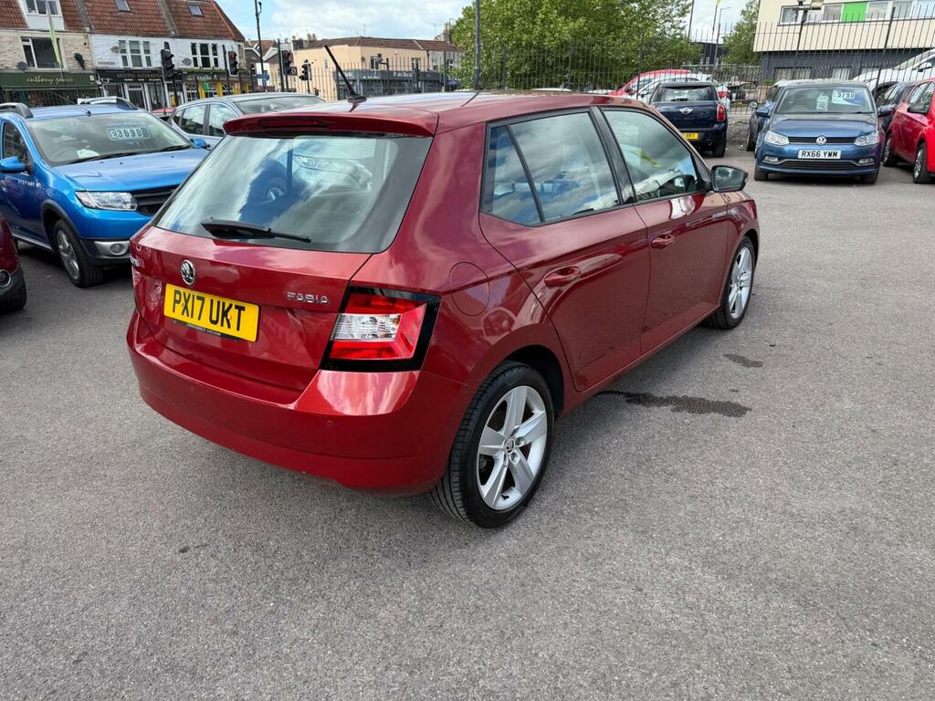 Skoda Fabia Hatchback 1.2 Tsi Se L Dsg Euro 6 Ss 2017 PX17UKT Red #3
