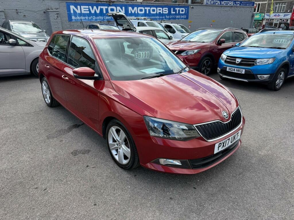 Skoda Fabia Hatchback 1.2 Tsi Se L Dsg Euro 6 Ss 2017 Red