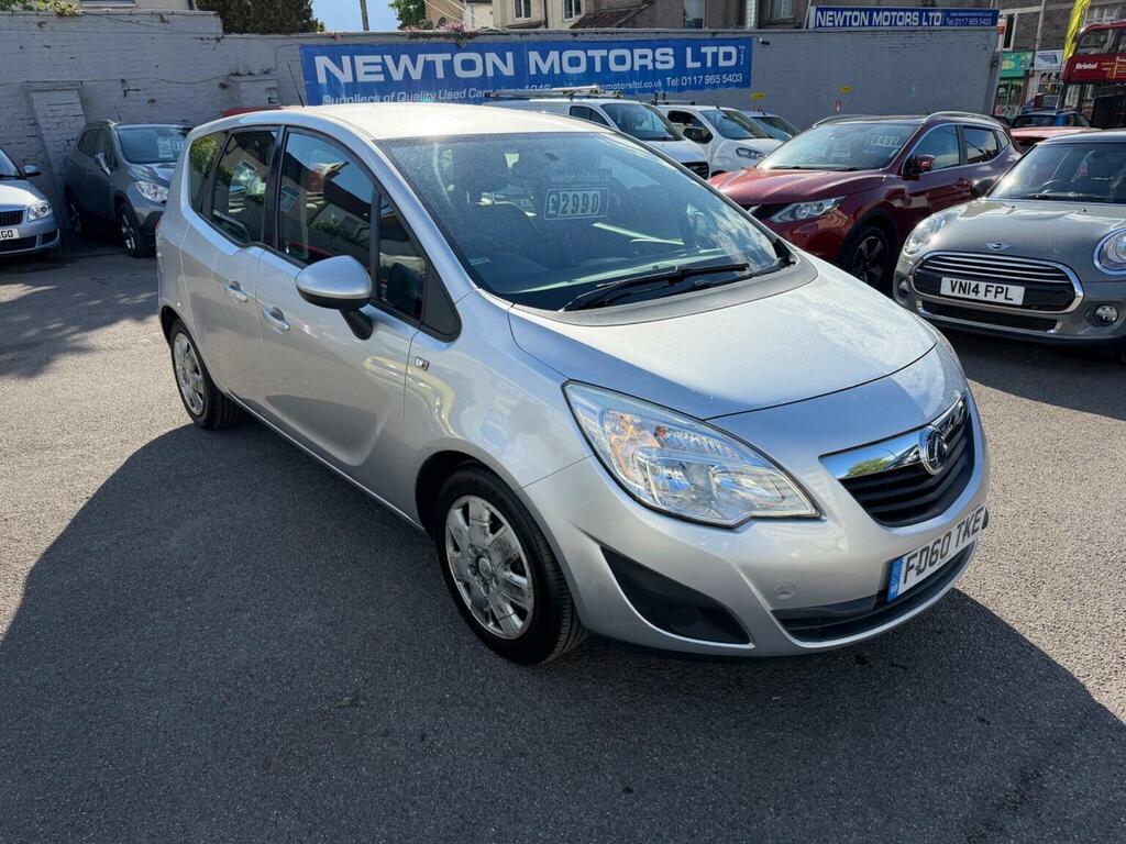 Vauxhall Meriva Mpv 1.4 16V Exclusiv Euro 5 201160 Silver