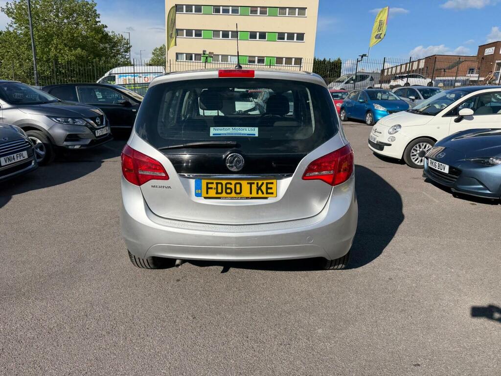 Vauxhall Meriva Mpv 1.4 16V Exclusiv Euro 5 201160 Silver #4