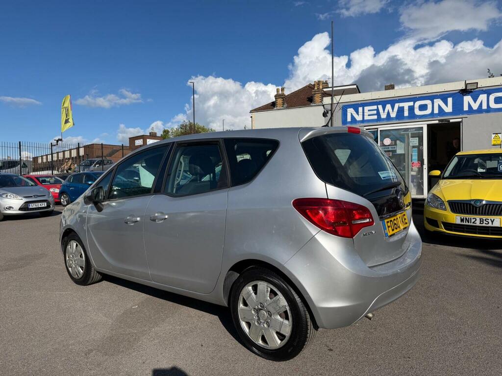 Vauxhall Meriva Mpv 1.4 16V Exclusiv Euro 5 201160 Silver #5