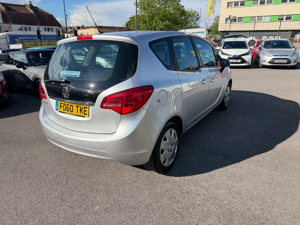 Vauxhall Meriva Mpv 1.4 16V Exclusiv Euro 5 201160 Silver #3