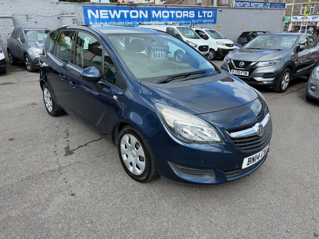 Vauxhall Meriva Mpv 1.4I Turbo Exclusiv Euro 6 201414 Blue