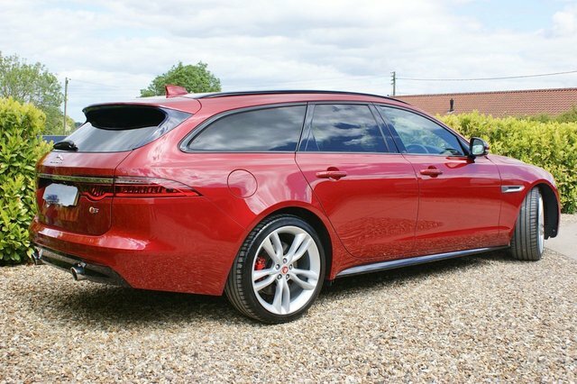 Jaguar XF S 3.0D V6 Sportbrake CN67HUO Red #3