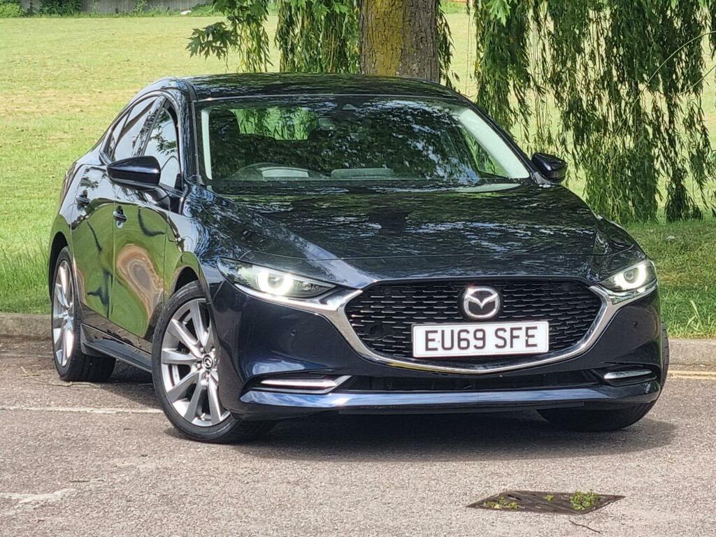 Mazda 3 Saloon 2.0 Skyactiv-x Mhev Sport Lux Euro 6 Ss Blue #4