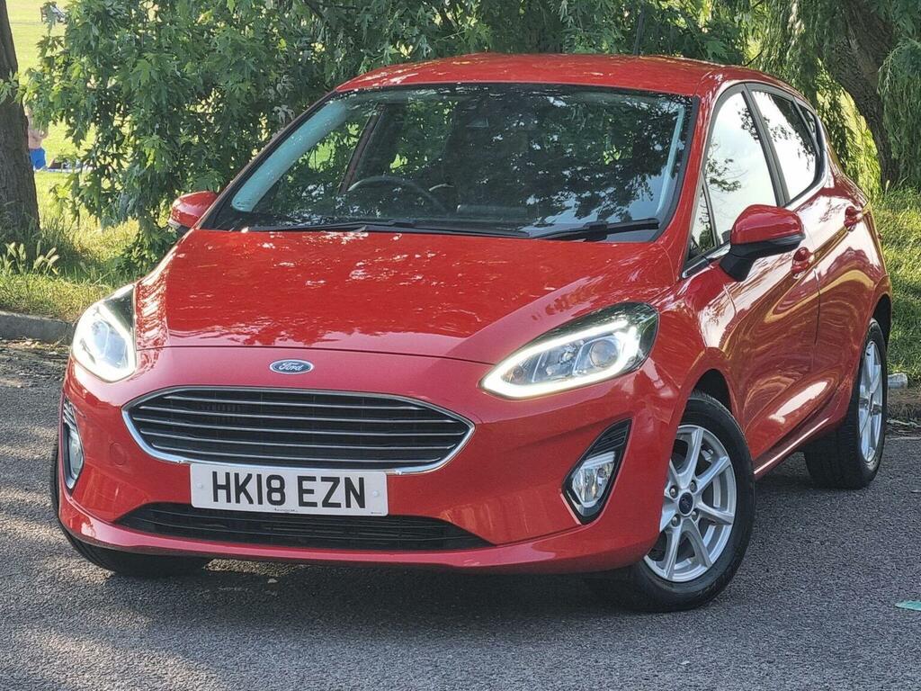 Ford Fiesta Hatchback 1.0T Ecoboost Zetec Euro 6 Ss Red