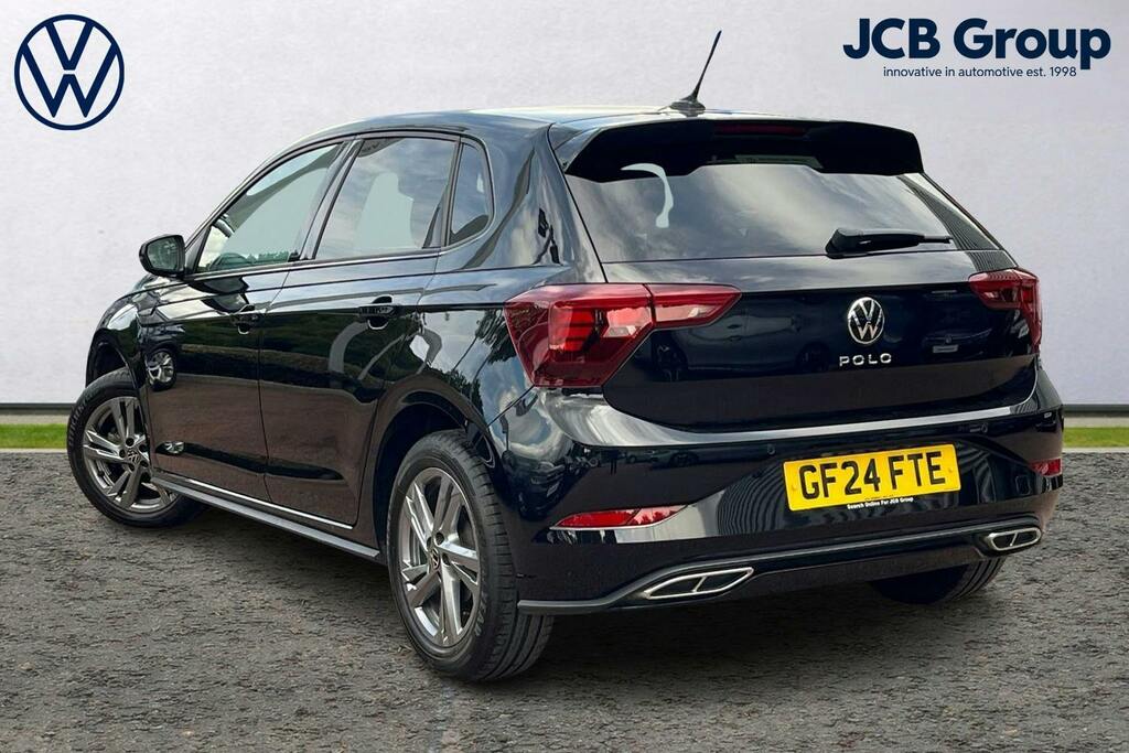 Volkswagen Polo 1.0 Tsi R-line Hatchback Dsg GF24FTE Black #3