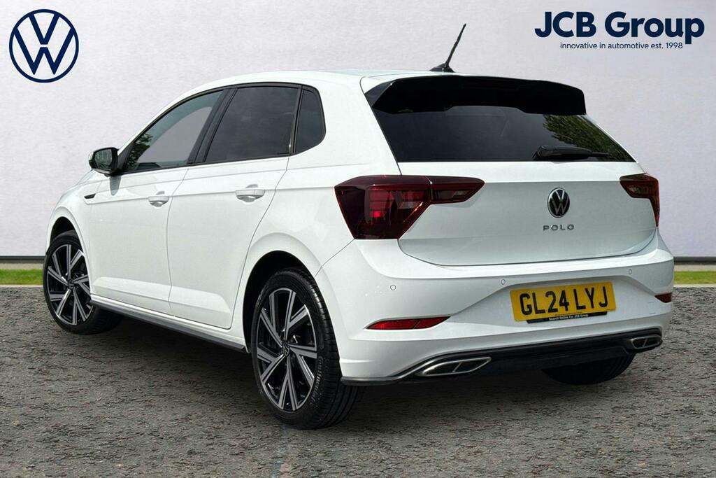 Volkswagen Polo 1.0 Tsi R-line Hatchback Dsg GL24LYJ White #3